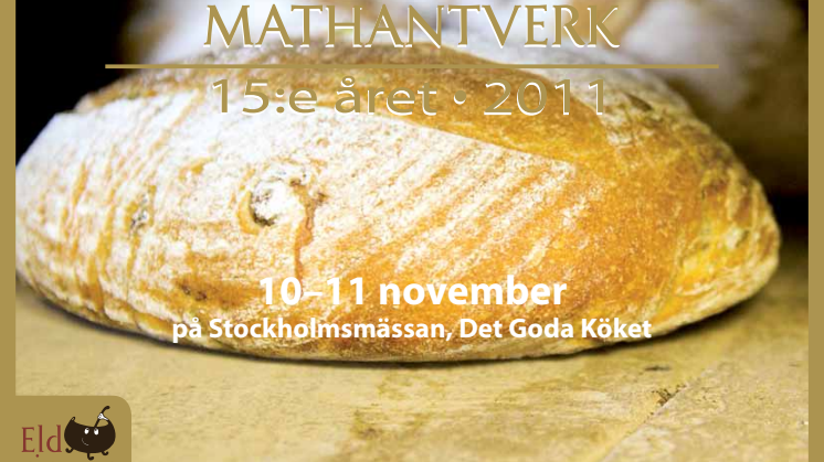 SM i Mathantverk 2011 - Årets stora händelse i matvärlden! 