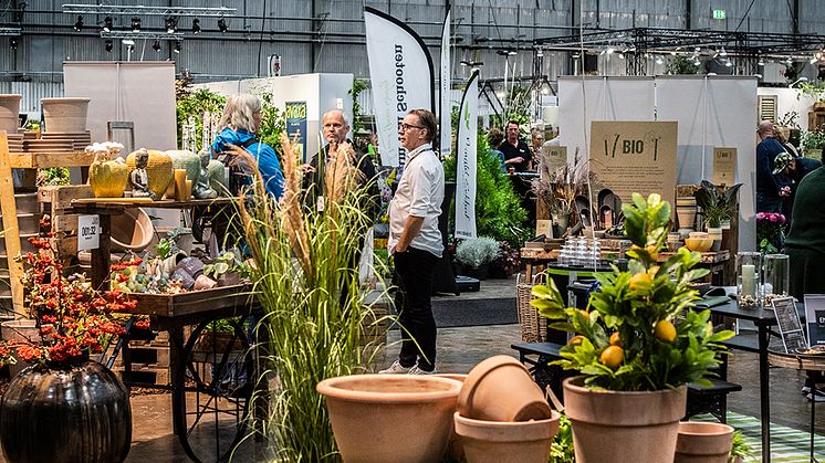 Äntligen kunde branschen mötas igen när Elmia Garden öppnade upp dörrarna. En positiv atmosfär genomsyrade hela mässan, det var glädje och belåtenhet över att äntligen kunna mötas igen.