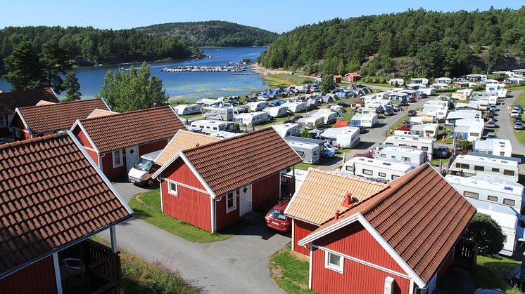 Daftö Resort, en av Sveriges 14 femstjärniga campingplatser.