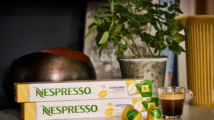 NESPRESSO BJUDER IN TILL EN DJUPARE SMAK AV BRASILIEN MED NYA LIMITED EDITION CAFEZINHO DO BRASIL 