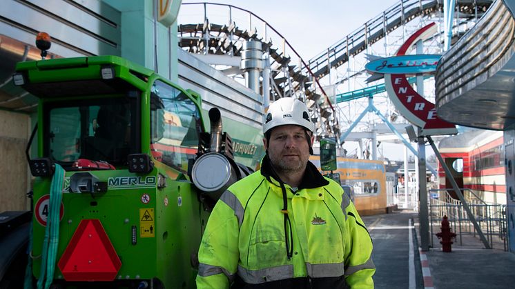 Dejan Stanojkovic, maskinförare på Gröna Lund.