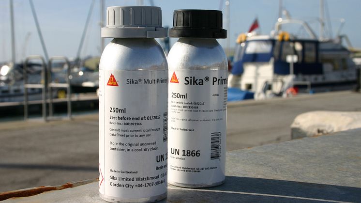Sika's marine primers, Sika® MultiPrimer Marine and Sika® Primer-207, offers customers greater clarity 