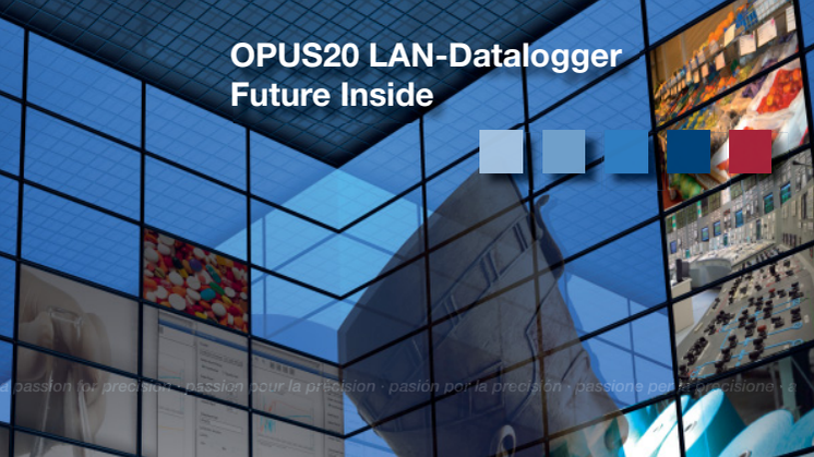 OPUS 20 Datalogger - LAN   fukt - temp- CO2