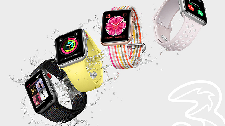 Apple Watch Series 3 (GPS + Cellular) snart hos Tre