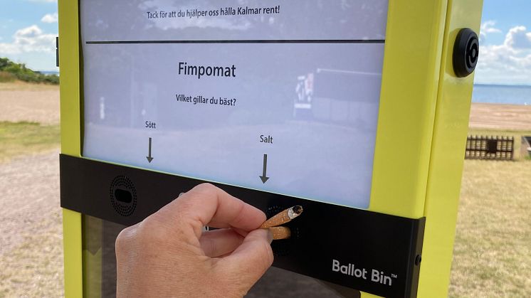 Fimpomaten var en av anledningarna att Kalmar kommun nominerades till Årets Håll Sverige Rent-kommun.
