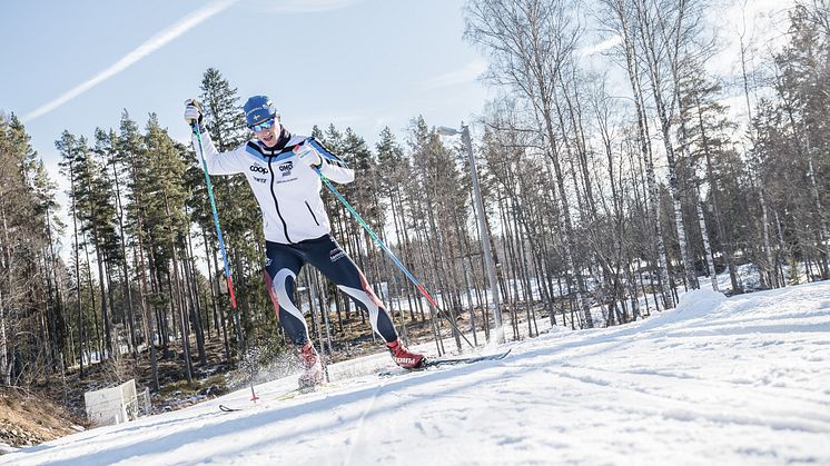 En tidig premiär för längdskidåkningen på Högbo Ski Arena