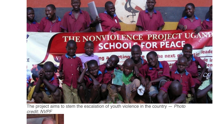 Non-violence project to help thousands of school students in Uganda