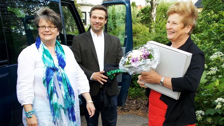 Birgitta Jönsson, Fredrik Löfqvist och Margareta Pålsson