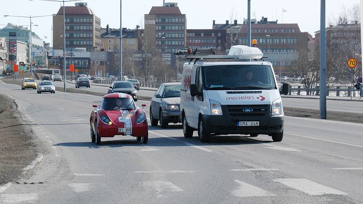 Istapp vid namn Skilži - LTU studenternas nya bil