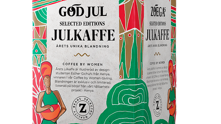 Zoégas julkaffe 2016 med smak av körsbär och mörk choklad. 