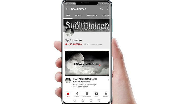 Huawei och Spöktimmen inleder skrämmande samarbete