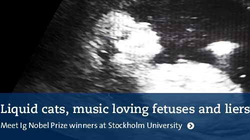 Meet Ig Nobel prize winners at Stockholm University