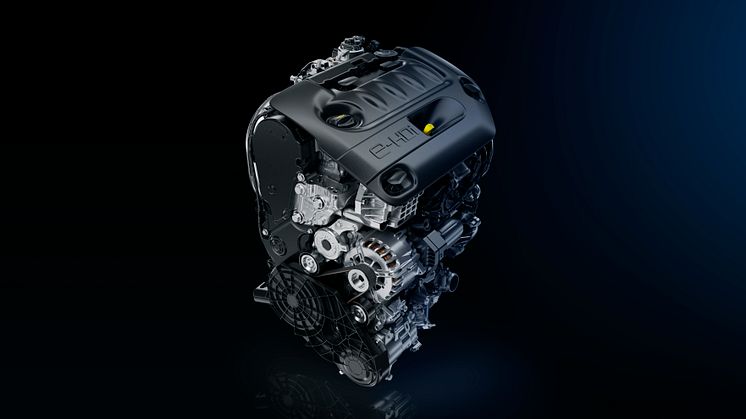 Euro 6-klassad modern och ultrasnål dieselmotor.