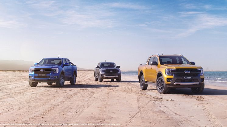 •	Az új generációs Rangerben a már jól bevált, tartós dízelmotorok működnek, és a kínálatban immár a Ford erős V6-os turbódízele is megjelenik1