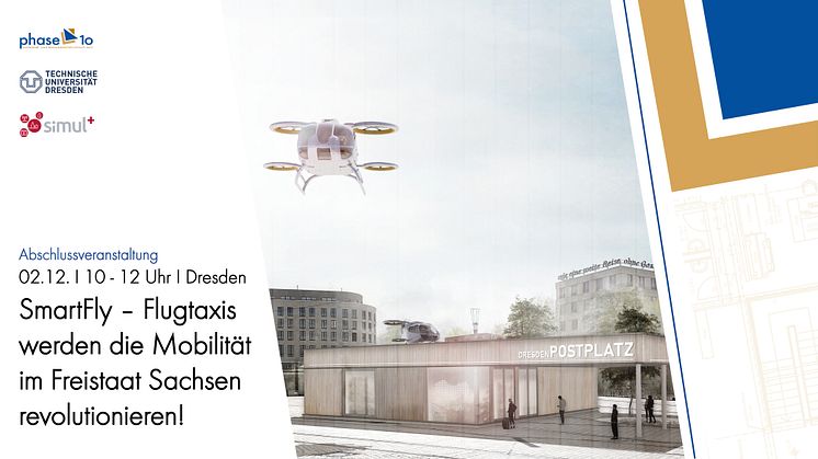 SmartFly – Flugtaxis werden die Mobilität im Freistaat Sachsen revolutionieren!