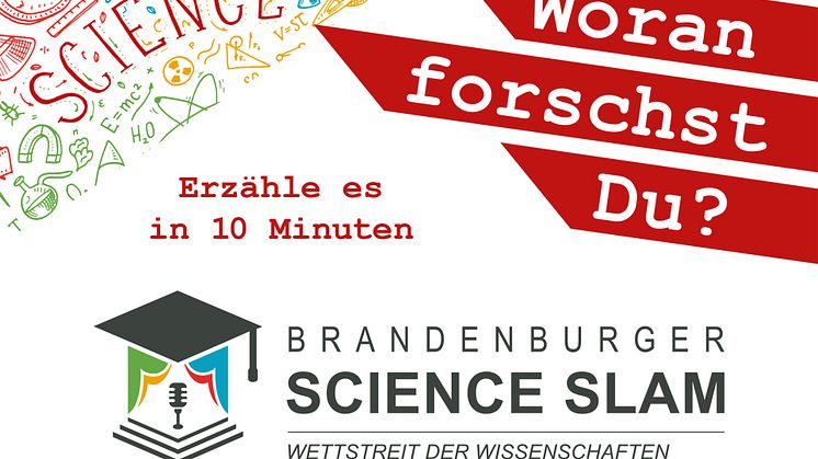 Die Präsenzstellen der Hochschulen des Landes Brandenburg laden zum Mitwirken beim 3. Brandenburger Science Slam ein. (Bild: Präsenzstellen des Landes Brandenburg)