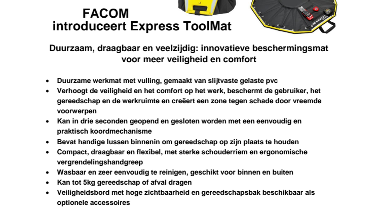FACOM introduceert Express ToolMat