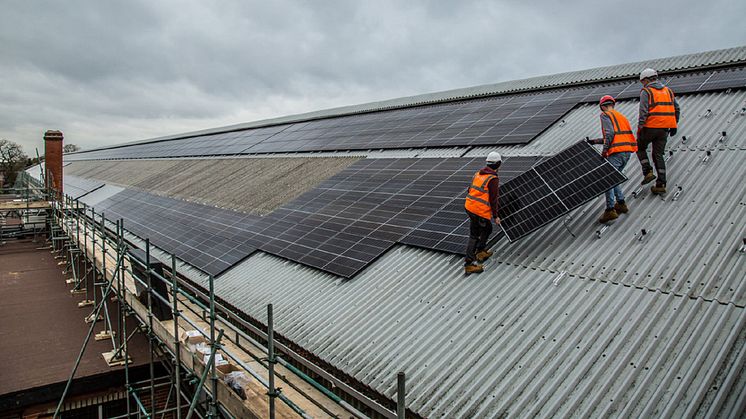 Energy Garden installation at Streatham Hill depot