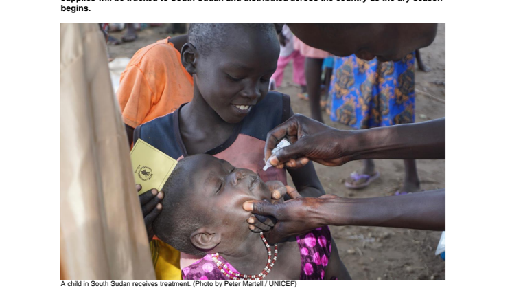 Panalpina donates sixth UNICEF relief flight to Africa