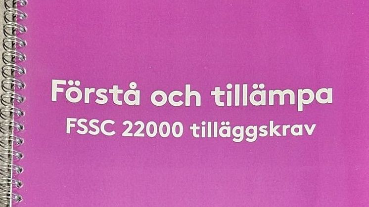 Handbok: Förstå och tillämpa FSSC 22000 tilläggskrav