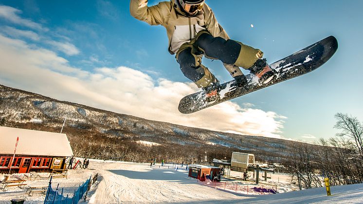 Snowboardtävlingen MINI SKOLF till Osthang i påsk