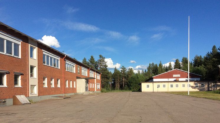 Fd. skolan i Moskosel. Fotograf: Jerry Magnumfotografen Porsbjer