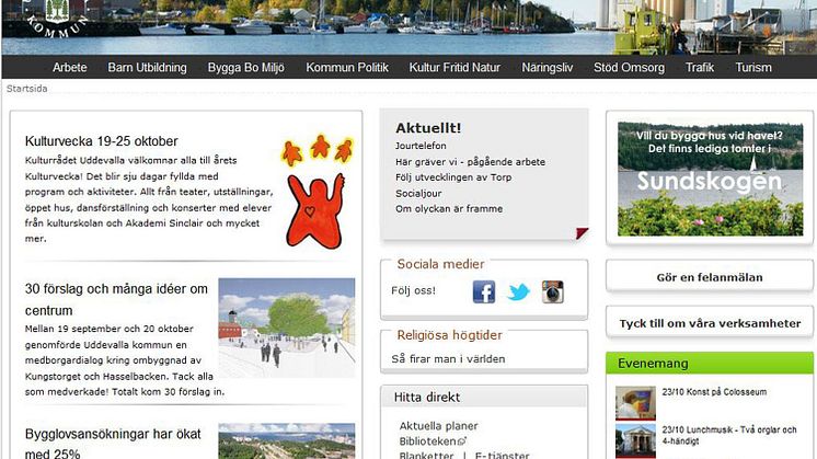 Uddevalla bäst i landet på webbinformation – igen! 