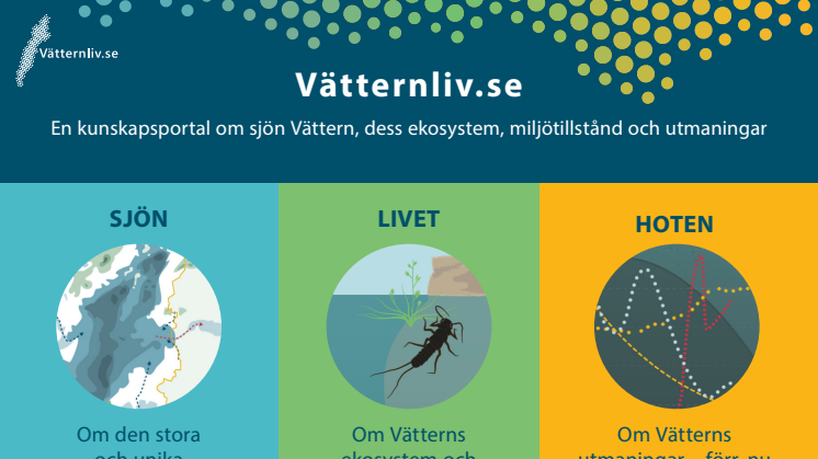 Vätternliv - affisch och broschyr (3-vik)