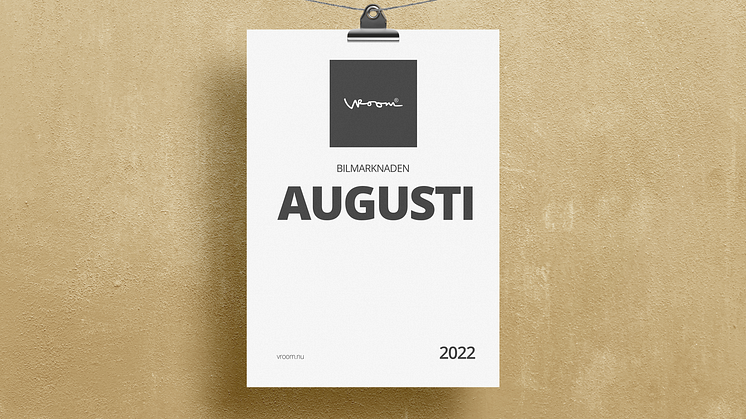 Bilmarknaden augusti 2022