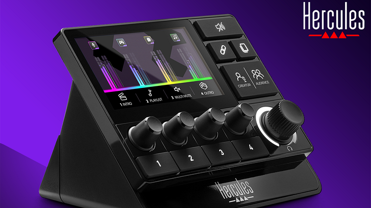 Hercules announces brand-new line of audio controllers  designed for streaming