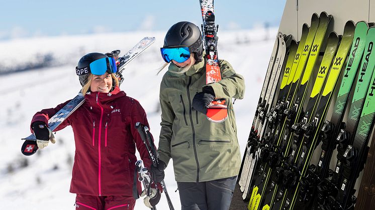 Hyr, köp begagnat och återvinn: flera hållbara nyheter hos SkiStar i vinter