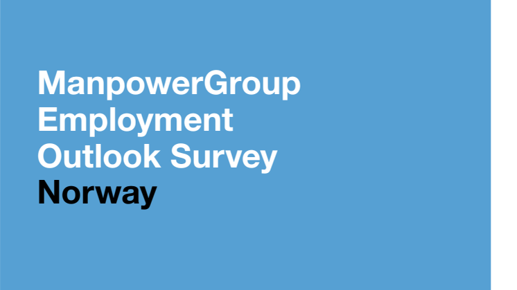 ManpowerGroups arbeidsmarkedsbarometer 2. kvartal 2018