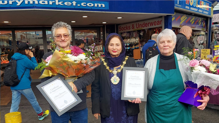 Golden days on Bury Market