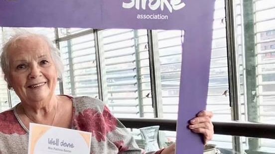 ​Easington septuagenarian takes on zip wire for the Stroke Association