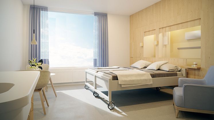 Tungt vårduppdrag till Liljewall – ritar vidare på förlossning- och neonatalvårdens nya byggnad på Östra sjukhuset