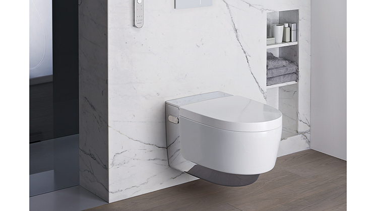 Geberit AquaClean är en högteknologisk duschtoalett som gör badrummet till en hygienisk och harmonisk plats