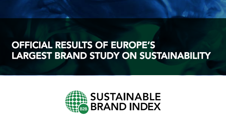 Officiella rapport Sustainable Brand Index B2B 2019