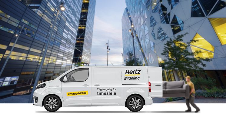 Hertz gjør endringer i det stasjonsbaserte bildelingstilbudet