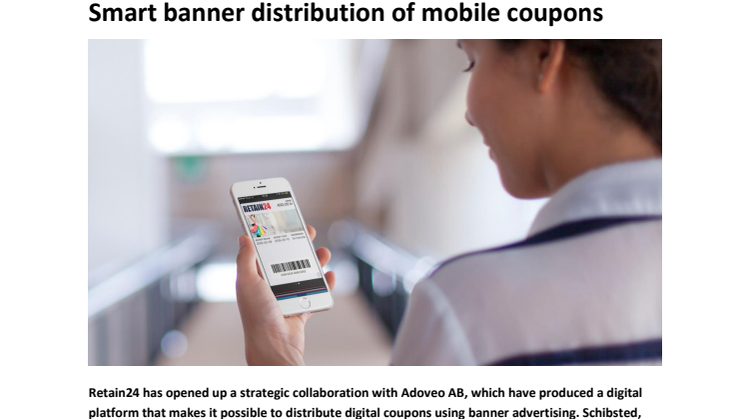 Smart banner distribution of mobile coupons 