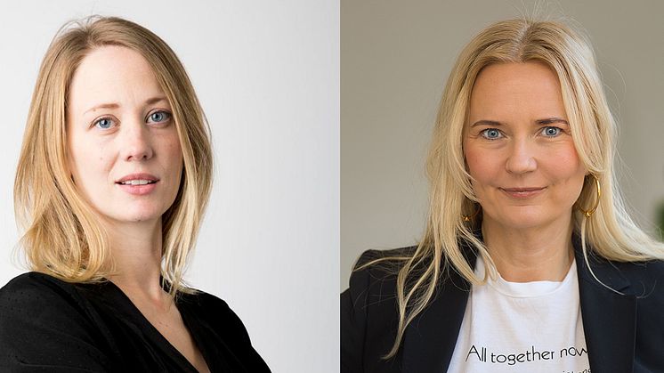 Louise Sköld-Lindell, Redaktionell Utvecklingschef GP och Gunilla Bakkenes, Marknadsdirektör Stampen Media