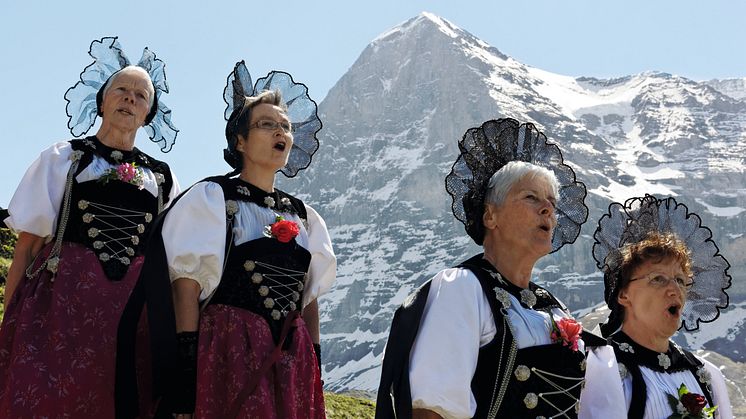 Kleine Scheidegg, Jodlerchor @ Schweiz Tourismus / Andy Mettler