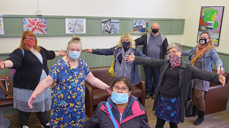 Open Your Art: artists from the Studio Upstairs mental health charity display their work at South Croydon station