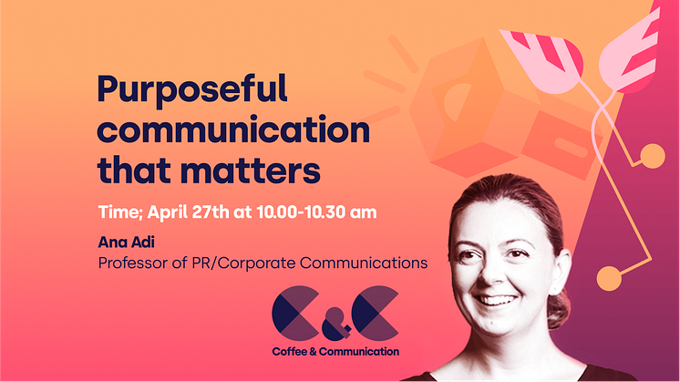 Coffee & Communication webinar – Purposeful Communication that matters