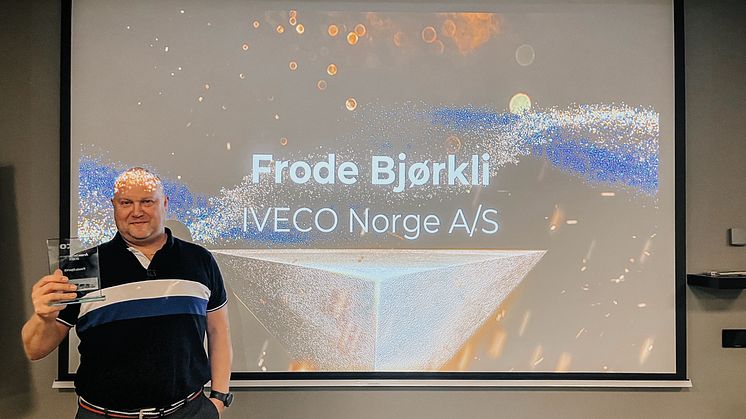 IVECO Norge Årets selger - Frode Bjørkli