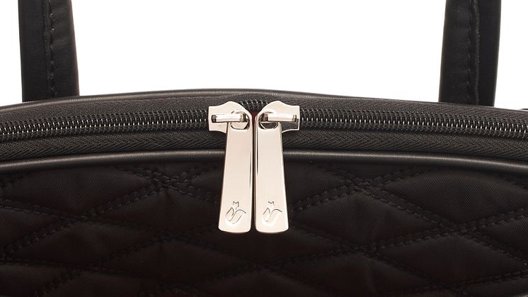 I Knomo´s nye Fitzrovia kollektion præsenteres den elegante Charlotte laptop taske
