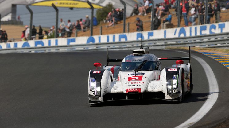 Dubbelseger för Audi i 24h Le Mans.