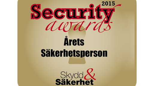 Logga Security Awards "Årets Säkerhetsperson 2015"