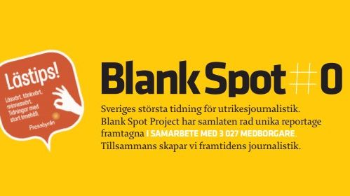 Blank Spot Project och Pressbyrån gör gemensam sak för kvalitetsjournalistiken.