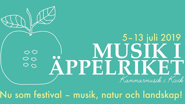 Musik i Äppelriket – inbjudan till pressträff 5 juni på Kiviks Musteri