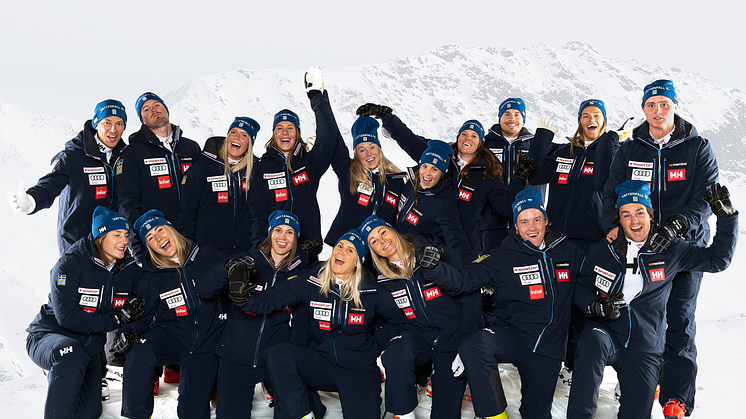 Mix Megapol blir ny mediapartner till Ski Team Sweden Alpine. Foto: SSF/Klas Rockberg